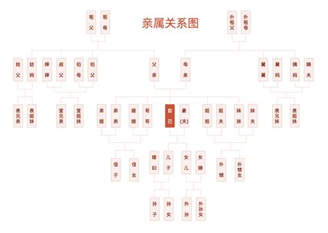 家庭叫法|中国人亲戚关系图表